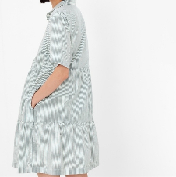 Striped Button-Down Dress - Picture 11 of 12